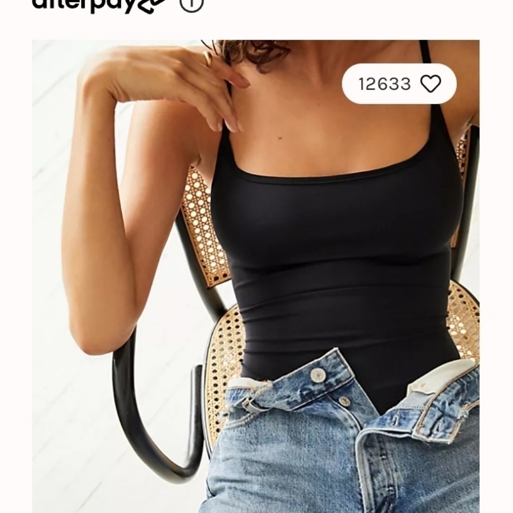 FREE people black bodysuit - Picture 6 of 6